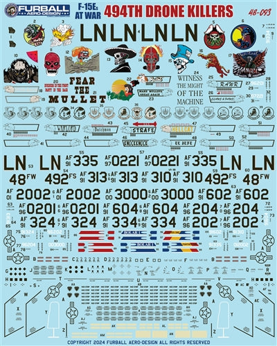 ファーボール 48-093 1/48 F-15Eドローンキラー