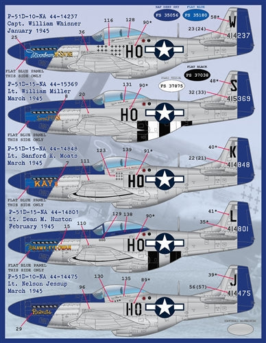 ファーボール 48-094 1/48 P-51 マイヤーズ・モーラーズ パート1