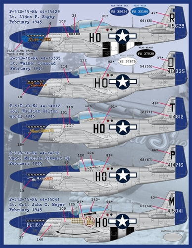 ファーボール 48-094 1/48 P-51 マイヤーズ・モーラーズ パート1