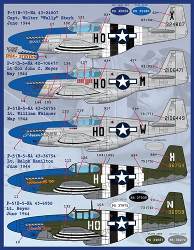 ファーボール 48-094 1/48 P-51 マイヤーズ・モーラーズ パート1