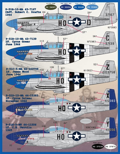 ファーボール 48-095 1/48 P-51 マイヤーズ・モーラーズ パート2