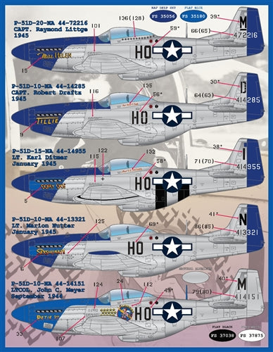 ファーボール 48-095 1/48 P-51 マイヤーズ・モーラーズ パート2