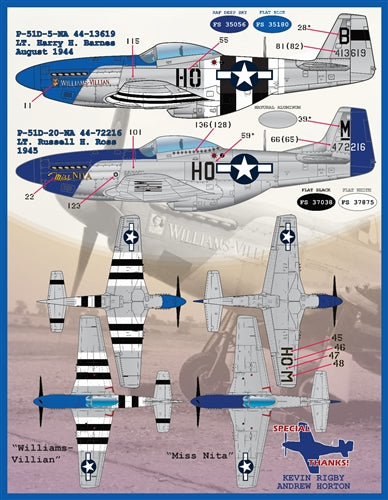 ファーボール 48-095 1/48 P-51 マイヤーズ・モーラーズ パート2