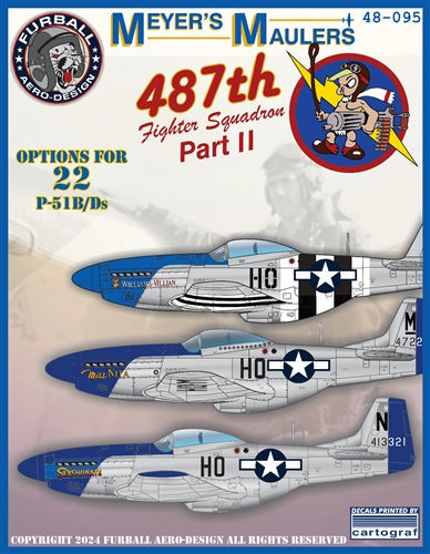 ファーボール 48-095 1/48 P-51 マイヤーズ・モーラーズ パート2