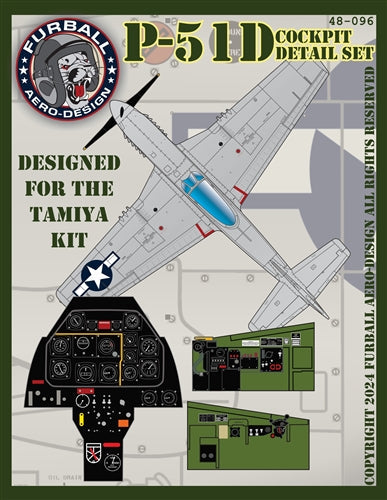 ファーボール 48-096 1/48 P-51Dコクピット ディティールセット