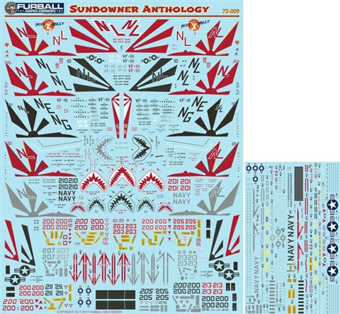 ファーボール 72-009 1/72 F-14A サンダウナー アンソロジー