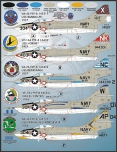 ファーボール FDS-4804 1/48 アメリカ海軍 カラフルグレー&ホワイト クーガー、パート1