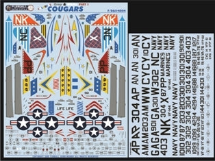 ファーボール FDS-4804 1/48 アメリカ海軍 カラフルグレー&ホワイト クーガー、パート1