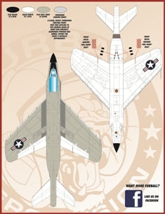 ファーボール FDS-4807 1/48 アメリカ海軍 F3H-2 スクリーミンデーモンズ、パート2