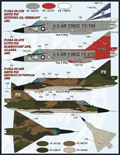 ファーボール FDS-4817 1/48 アメリカ空軍 F-102A デルタダガー カラー&マーキング