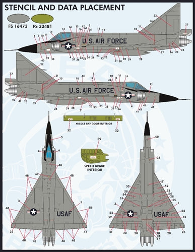 ファーボール FDS-4817 1/48 アメリカ空軍 F-102A デルタダガー カラー&マーキング