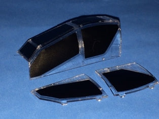 ファーボール FMS-016 1/48 AH-64A AH-64Dアパッチのキャノピー&ホイールハブ用ビニールマスクセット(ハセガワ用)