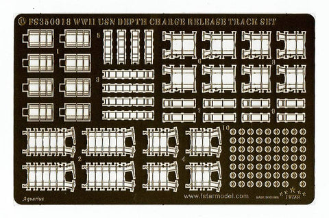 ファイブスターモデル FS350018 1/350 WWII アメリカ海軍 爆雷投下軌条