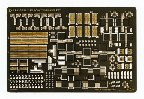 ファイブスターモデル FS350052 1/350 アメリカ海軍 LCAC用アップグレードセット (2隻分) (トランぺッター& MRC 64005用)