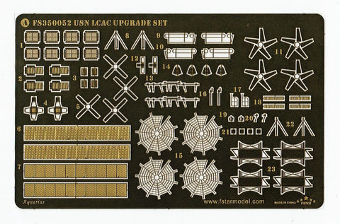 ファイブスターモデル FS350052 1/350 アメリカ海軍 LCAC用アップグレードセット (2隻分) (トランぺッター& MRC 64005用)