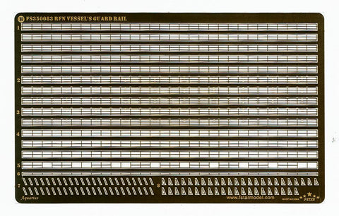 ファイブスターモデル FS350083 1/350 現用 ロシア/ソビエト海軍 艦艇用 手摺り (2シート)