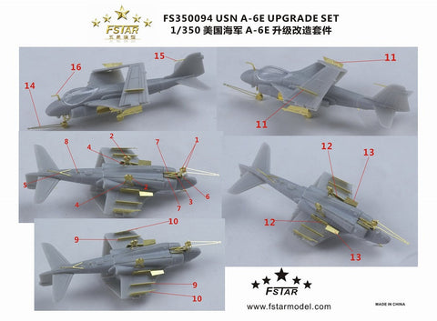 ファイブスターモデル FS350094 1/350 アメリカ海軍 A-6E イントルーダー アップグレードセット トランペッター用 (6セット分)