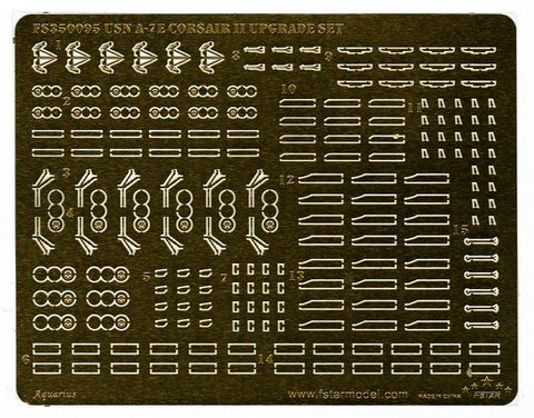 ファイブスターモデル FS350095 1/350 アメリカ海軍 A-7E コルセアII アップ グレードセット (6個セット) (トランペッター用)