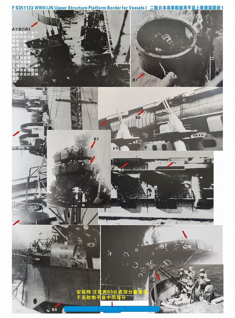 ファイブスターモデル FS351123 1/350 WWII 日本海軍 艦艇用 波除けI