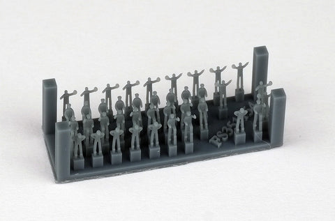 ファイブスターモデル FS351154 1/350 3D レジン船クルー II (7 つのジェスチャー、各 5 個、合計 35 個、ボーナス4 個)