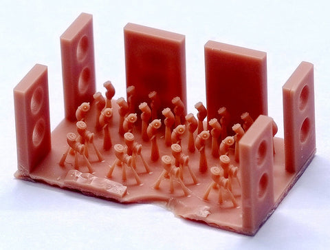 ファイブスターモデル FS351173 1/350 WWII 日本海軍 艦艇上部構造物用通風口 & 空中線引込筒 1 3D Printing 3Dプリント