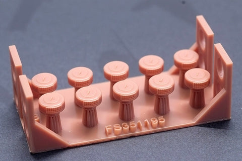 ファイブスターモデル FS351195 1/350 WWII 日本海軍 艦艇用 キノコ型通風筒3 3D Printing