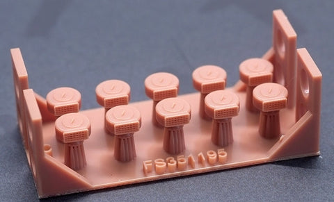 ファイブスターモデル FS351195 1/350 WWII 日本海軍 艦艇用 キノコ型通風筒3 3D Printing