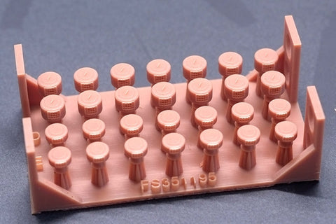 ファイブスターモデル FS351195 1/350 WWII 日本海軍 艦艇用 キノコ型通風筒3 3D Printing