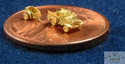 ファイブスターモデル FS700002 1/700 アメリカ軍用車輌 トラック&ジープセット