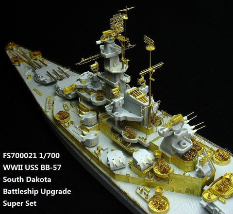 ファイブスターモデル FS700021 1/700 WWII 戦艦 BB-57 サウス・ダコタ用アップグレードスーパーセット(トランぺッター05760用)