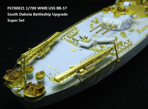 ファイブスターモデル FS700021 1/700 WWII 戦艦 BB-57 サウス・ダコタ用アップグレードスーパーセット(トランぺッター05760用)