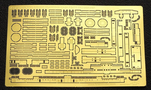 ファイブスターモデル FS700036 1/700 WWII ニュー・オリンズ級重巡洋艦 CA-38 サンフランシスコ用アップグレードスーパーセット(トランぺッター05746 & 05747用)