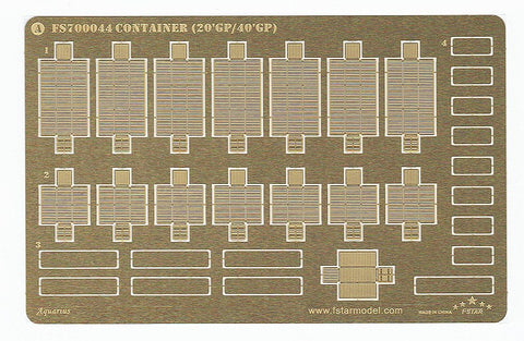 ファイブスターモデル FS700044 1/700 現用 コンテナ 20'GP/40'GP