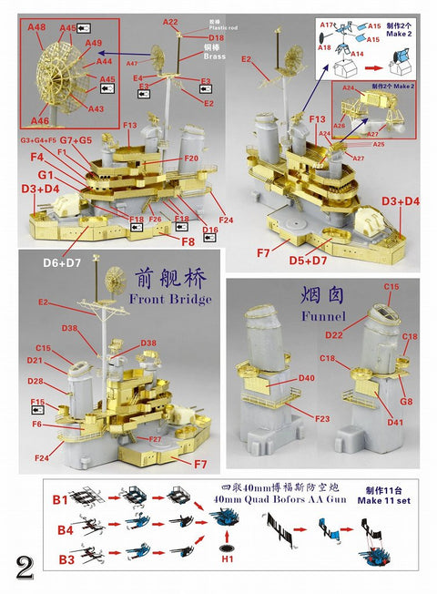 ファイブスターモデル FS700065 1/700 WWII アメリカ国海軍 重巡洋艦 CA-72 ピッツバーグ アップグレードセット(トランぺッター05726用)