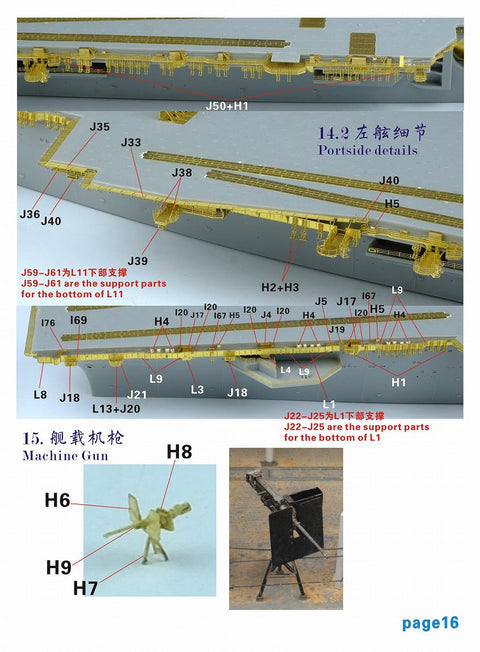 ファイブスターモデル FS700131 1/700 アメリカ海軍 航空母艦 CV-63 キティホーク 2006 アップグレードセット(トランぺッター06714用)