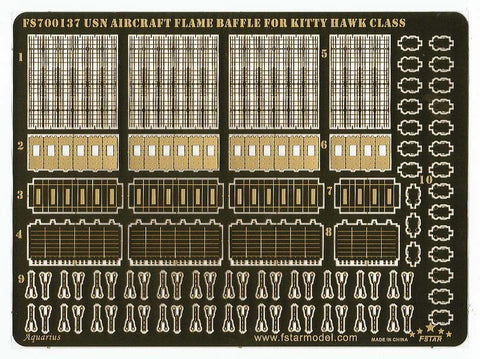 ファイブスターモデル FS700137 1/700 アメリカ海軍 航空母艦用ブラストディフレクター(トランぺッター用)