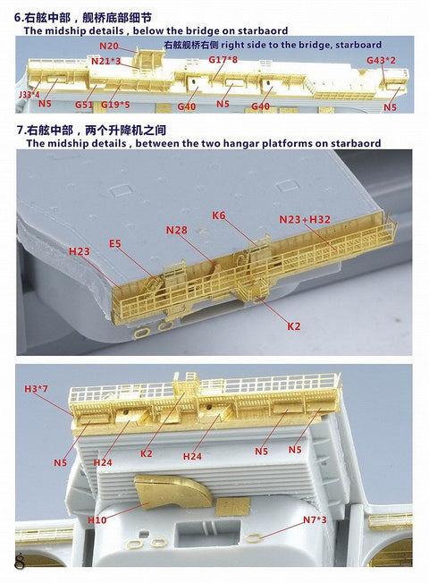 ファイブスターモデル FS700155 1/700 アメリカ海軍 航空母艦 CVN-71 セオドア・ルーズベルト 2006年 スーパーアップグレードセット(トランぺッター05754用)