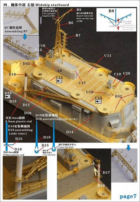 ファイブスターモデル FS710018 1/700 日本海軍 軽巡洋艦 大淀 1944用 アップグレードセット (アオシマ 04540用)