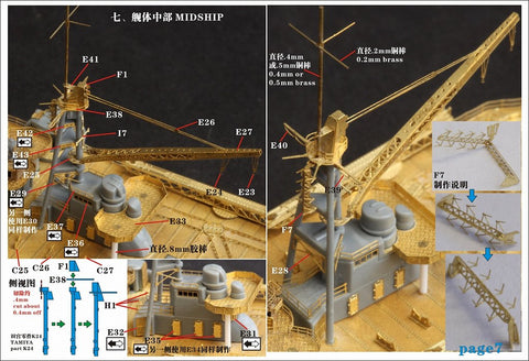 ファイブスターモデル FS710021 1/700 日本海軍 重巡洋艦 鈴谷 1944用 アップグレードセット (タミヤ 31343用)