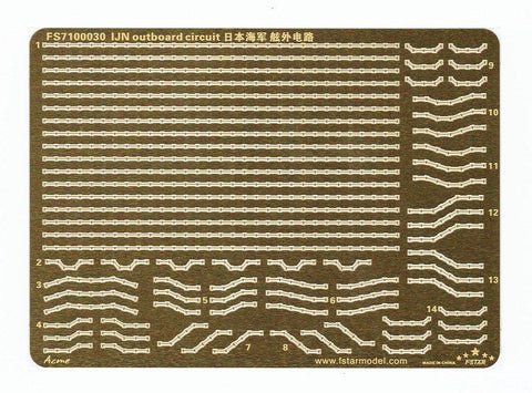 ファイブスターモデル FS710030 1/700 日本海軍 艦艇用 舷外電路
