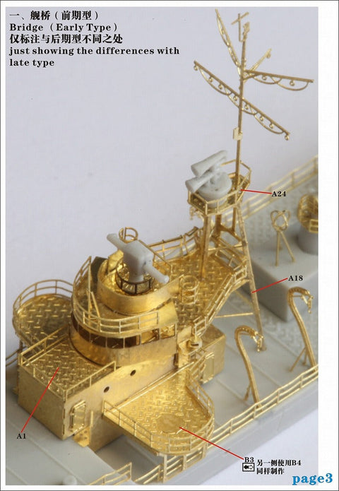 ファイブスターモデル FS710038 1/700 日本海軍 御蔵型海防艦用 アップグレードセット