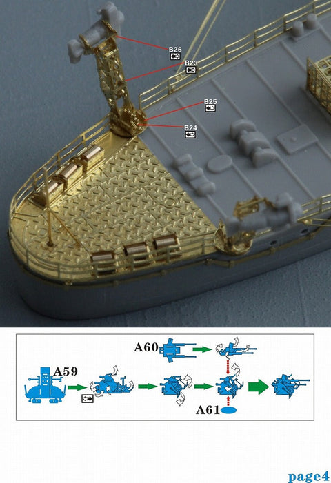 ファイブスターモデル FS710101 1/700 日本海軍 朝潮型駆逐艦前期型 アップグレードセット