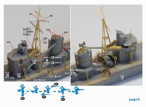 ファイブスターモデル FS710258 1/700 WWII 日本海軍 朝潮型駆逐艦前期型 アップグレードセット