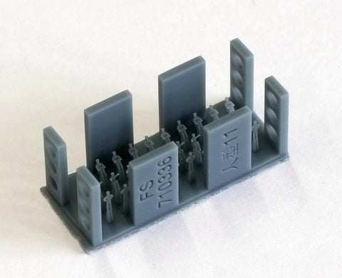 ファイブスターモデル FS710336 1/700 船員 11 (3Dプリンター製・6ポーズ各10体)