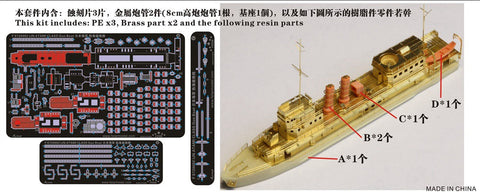 ファイブスターモデル FS720002 1/700 WWII 日本海軍 熱海型砲艦用スーパーセット