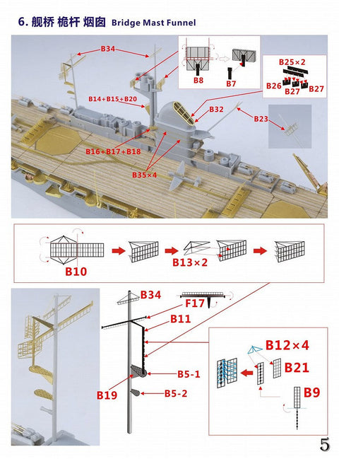 ファイブスターモデル FS730001 1/700 WWII ドイツ海軍 航空母艦 グラーフ・ツェッペリン スーパーアップグレードセット(トランぺッター06709用)