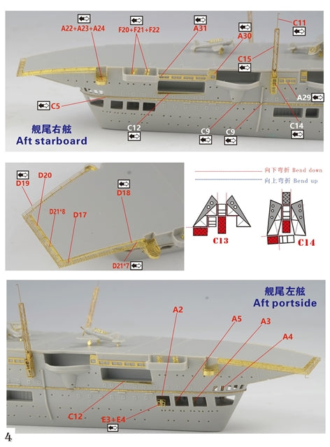 ファイブスターモデル FS730002 1/700 WWII イギリス海軍 航空母艦 アーク・ロイヤル 1939 アップグレードセット