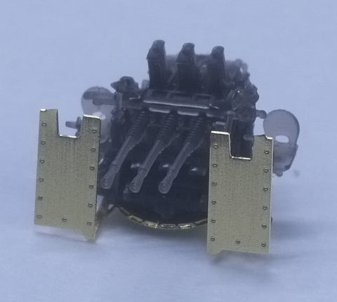 シードホビー SH350009 1/350 WWII日本海軍 九六式25mm三連装対空砲(LPR機械式照準器付き)(6セット)