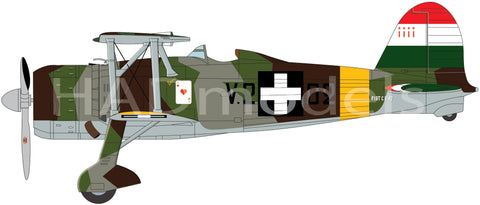 HADモデル 32074 1/32 CR-42 ハンガリー空軍 十字章付き ICM キット