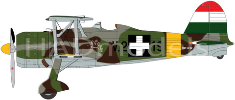 HADモデル 32074 1/32 CR-42 ハンガリー空軍 十字章付き ICM キット